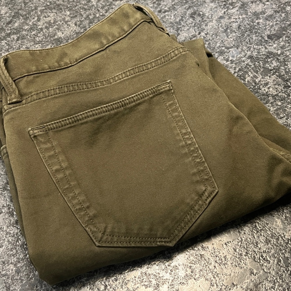 Banana Republic Olive Traveler Pants